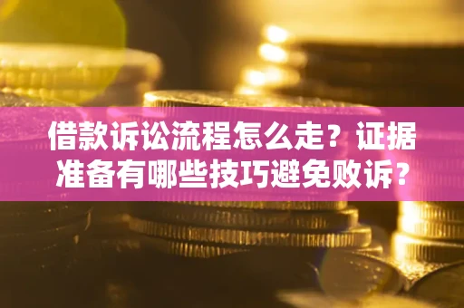 北京借款诉讼流程怎么走？证据准备有哪些技巧避免败诉？