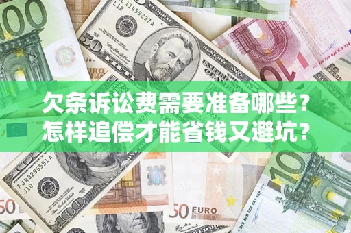 北京欠条诉讼费需要准备哪些？怎样追偿才能省钱又避坑？
