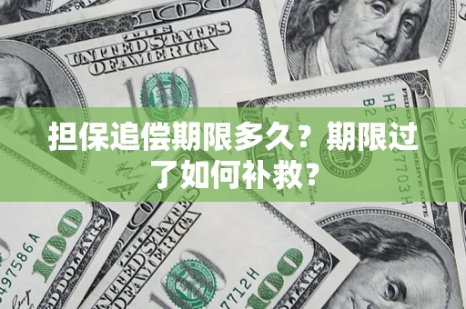 北京担保追偿期限多久？期限过了如何补救？