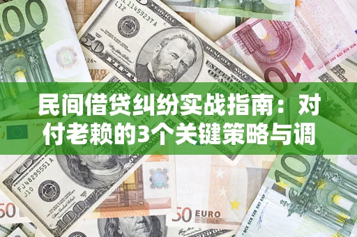 北京民间借贷纠纷实战指南：对付老赖的3个关键策略与调解盲区解析