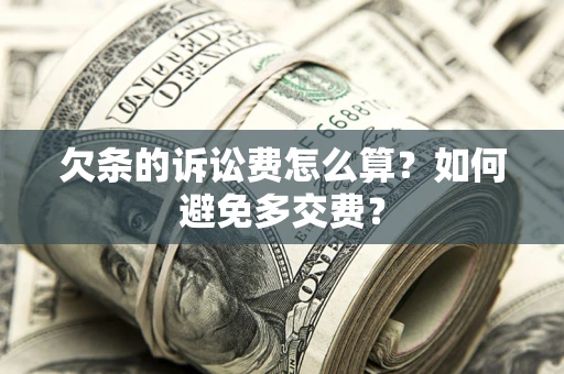 北京欠条的诉讼费怎么算？如何避免多交费？