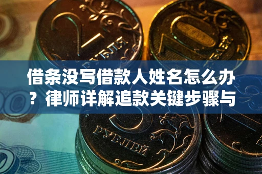 北京借条没写借款人姓名怎么办？律师详解追款关键步骤与证据链构建