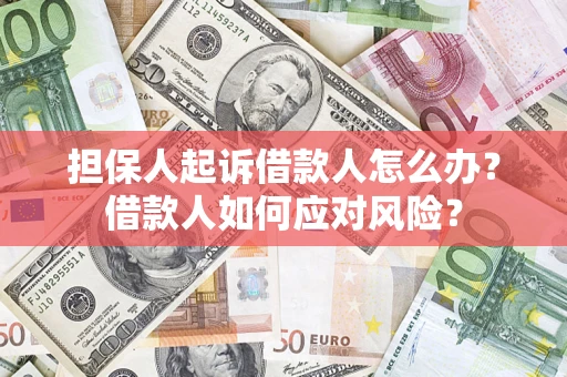 北京担保人起诉借款人怎么办？借款人如何应对风险？