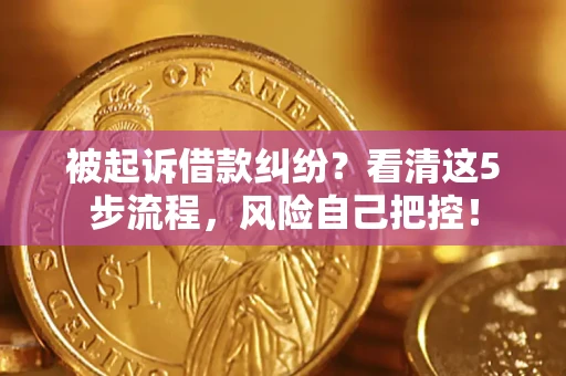 北京被起诉借款纠纷？看清这5步流程，风险自己把控！
